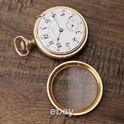 Vintage 1903 Hamilton 940 Size 18s 21 Jewels Gold Filled Pocket Watch Running