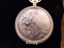 Vintage 1908 Hamilton 18S 21J Grade 940 Display Case Railroad Pocket Watch