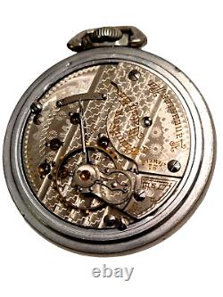 Vintage 1909 HAMILTON WATCH CO. 941 Pocket Watch Size 18 21 Jewels Sidewinder