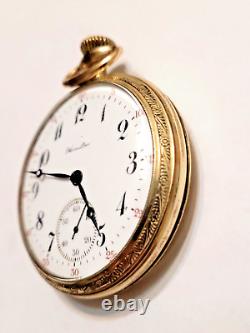 Vintage 1913 Hamilton 16S 21J Grade 992 Railroad Pocket Watch- GF case