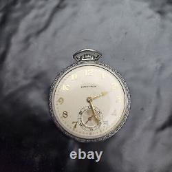 Vintage 1913 Hamilton 914 17 Jewels Running Pocket Watch Antique