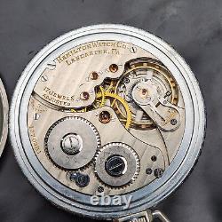 Vintage 1913 Hamilton 914 17 Jewels Running Pocket Watch Antique