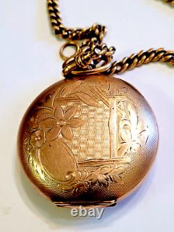 Vintage 1915 Hamilton Grade 992 Railroad 21 Jewels Pocket Watch Size 16 with Chain