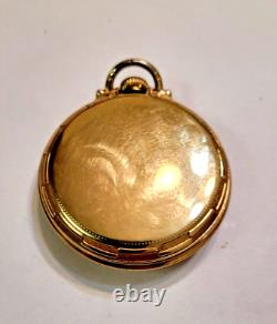 Vintage 1920 Hamilton Railroad Pocket Watch 21 Jewels Grade 992 Size 16S 10K GF