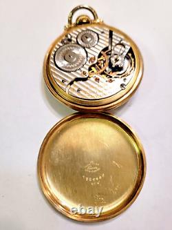 Vintage 1920 Hamilton Railroad Pocket Watch 21 Jewels Grade 992 Size 16S 10K GF