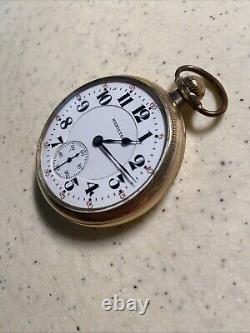 Vintage 1920 Wadsworth-hamilton 992 Pocket Watch 16 Size 21 Jewels Railroad