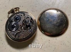 Vintage 1920 Wadsworth-hamilton 992 Pocket Watch 16 Size 21 Jewels Railroad