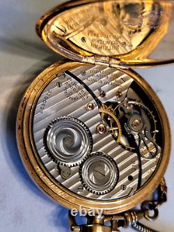 Vintage 1923 Hamilton 916 Pocket Watch, Size 12, 14K GF, 17 Jewels, USA MADE