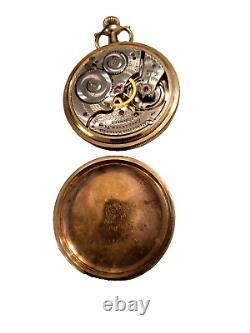 Vintage 1924 Hamilton 974 Pocket Watch, 16 size, 17 jewels, GF Case