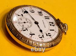 Vintage 1926 HAMILTON Railroad Grade 992 21 Jewels Size 16s Pocket Watch