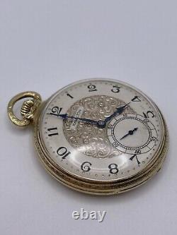 Vintage 1926 Hamilton Solid 14k Gold Pocket Watch