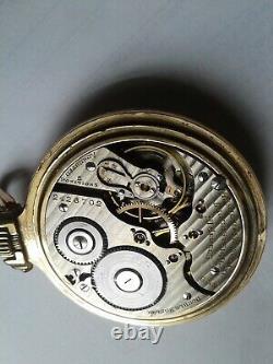 Vintage 1927 Hamilton 992 16s 21j Mod 2 Pocket Watch Lever Set Runs Very Good