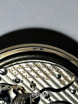 Vintage 1930 Hamilton Railroad 992 16 Size- 21 Jewels Pocket Watch