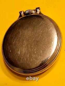 Vintage 1941 Hamilton 992B 16S 21 Jewels Railroad Pocket Watch 10K Gold Filled