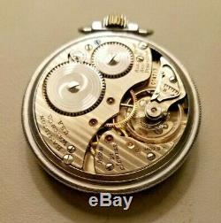 Vintage 1943 Ww2 Era / 16 Size / 21 Jewels / Hamilton 992b Pocket Watch