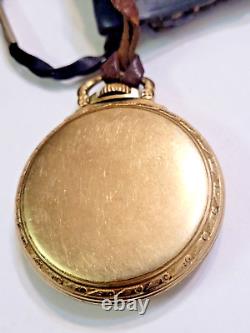 Vintage 1946 Hamilton 992B RR Approved Size 16s 21 Jewels Pocket Watch GF