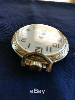 Vintage 1947 Size 16 Hamilton Railway Special 992B 21 Jewels Pocket Watch Runs