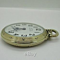 Vintage 1948 Hamilton 992B Railway Special 21j 16s 10k Gold Filled Pocket Watch
