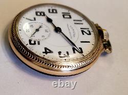 Vintage 1951 Hamilton Pocket Watch 16 Size 21 Jewels 992B Railroad Gold Filled
