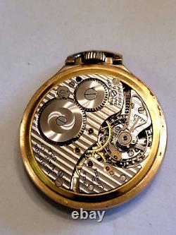 Vintage 1951 Hamilton Pocket Watch 16 Size 21 Jewels 992B Railroad Gold Filled