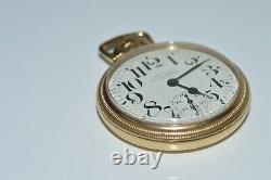 Vintage 1952 Hamilton Railway Special 21 Jewel Pocket Watch 10K Gold Filled 992B