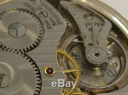 Vintage 21 Jewels Hamilton Pocket Watch 992 B Railway Special Keeps Time