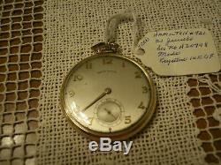 Vintage 921 Hamilton Size 10 Pocket Watch 21 Jewel in J. Boss Case