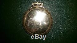 Vintage Antique Hamilton 992 21 jewel pocket watch in gold filled railroad case