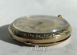 Vintage Estate Hamilton 17 Jewel Gold filled #910 Pocket watch Runs L247