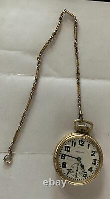 Vintage HAMILTON Railway Special Pocket Watch 10k Gold filled. Estate find
