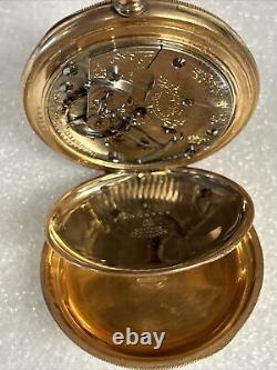 Vintage HAMILTON WATCH CO. Pocket Watch 2 1/4 New Crystal Insured Shipping