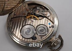Vintage Hamilton 12s 17 Jewel 916 14k Gold Filled Pocket Watch-Ticking- A1066
