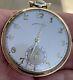 Vintage Hamilton 14k Gold Filled Pocket Watch 917 Movement 17 Jewels Running