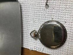 Vintage Hamilton 16s 21J pocket watch 992b railway grade 14kGold-fill Case & FOB