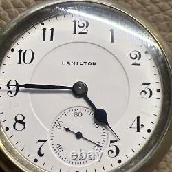 Vintage Hamilton 16s 992 21J Swing Out Case 1926 Very Nice Condition Running