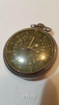 Vintage Hamilton 4992B 22 jewels Navigation 1942 WW2 pocket watch