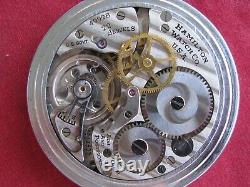 Vintage Hamilton 4992B 22j 16s US Military Navigational Hack Pocket Watch