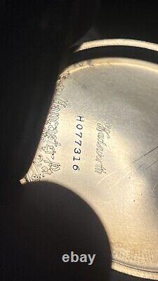 Vintage Hamilton 917 17J A3 Positions Pocket Watch In 14k. G. F. Wadsworth Case
