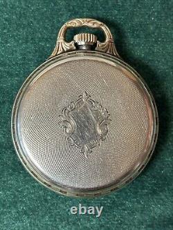 Vintage Hamilton 992 21 jewel Pocket Watch Double Roller 14K Gold Fill Fahys