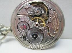 Vintage Hamilton 992 RR Running Pocket Watch Salesman Case 21 Jewels #12