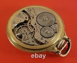 Vintage Hamilton 992B Pocket Watch 16 Size 21 Jewels GoldFill S/N C26070 Ca. 1941