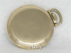 Vintage Hamilton 992b 21 Jewel 10k Gold Fill Railroad Pocket Watch, Running