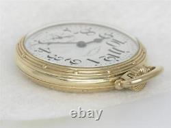 Vintage Hamilton 992b 21 Jewel 10k Gold Fill Railroad Pocket Watch, Running