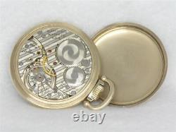 Vintage Hamilton 992b 21 Jewel 10k Gold Fill Railroad Pocket Watch, Running