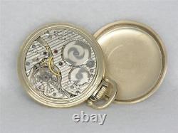 Vintage Hamilton Canadian 992b 21j Railroad Pocket Watch, 24 Hour Dial, Running