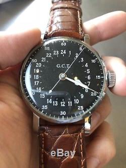 Vintage Hamilton GCT 4992b Military Pocket Watch to Wristwatch Conversion