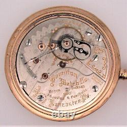 Vintage Hamilton Gr. 940 18s 21j RR Mo. 1 Pocket Watch