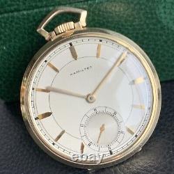 Vintage Hamilton Grade 921 21 Jewels 12S 14K Gold Filled Pocket Watch