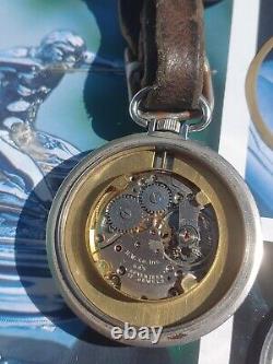 Vintage Hamilton L. L. Bean Military Dial Pocket Watch w FOB Mechanical Movement