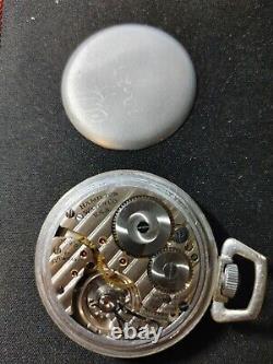 Vintage Hamilton Military 2974B. 16 Size, WWII Era-Pocket Watch. Clean